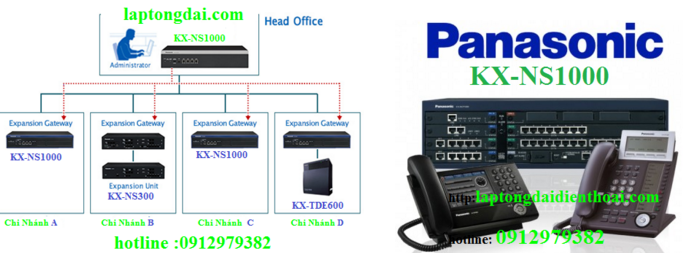 Lắp tổng đài điện thoại ip panasonic